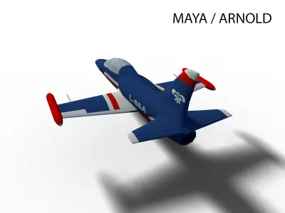 AERO L-159A Low-poly 3D model