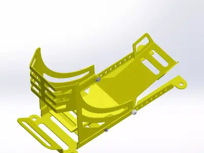 motorcycle stabilization stand 3D model