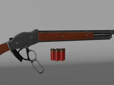 Winchester M1887 3D model