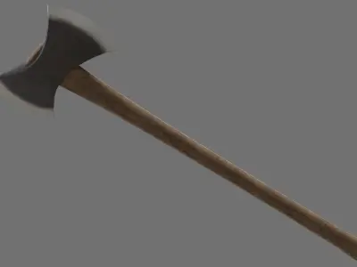 Axe 1A Low-poly 3D model