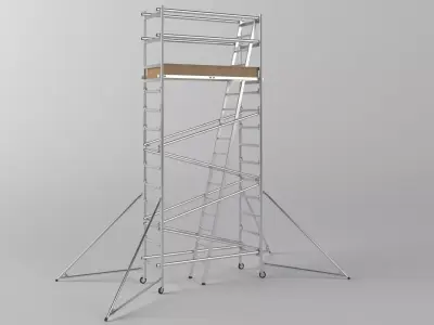 Scaffold tower 3 3D model