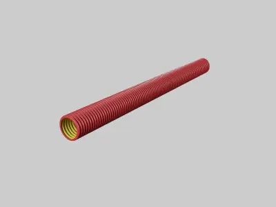 Electric pipes highpoly 3D model