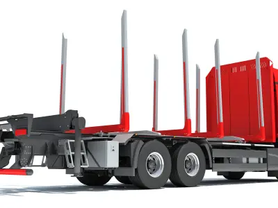 Forestry Truck 3D model purchase
