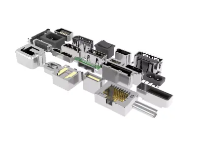 Ports 3D model purchase