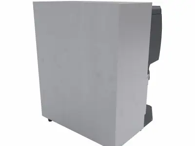 Beverage dispenser machine lowpoly 3d model Low-poly 3D model