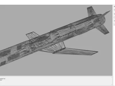 rocket  03 3D model