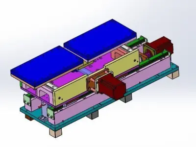 Working stage module 3D model
