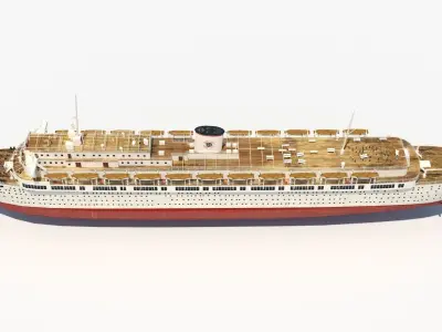 Wilhelm Gustloff Low-poly 3D model by Shigvi