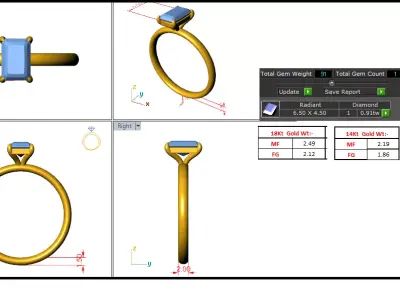 Minimal ring Free 3D model