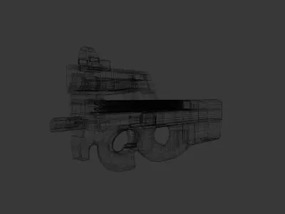 P90 Firegun 3D model