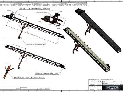  Concrete Block Manufacturing  3D model