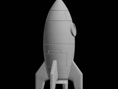 Rocket Model Space Vehicle 3D print model