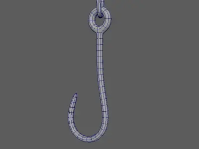 Rusty Chain Low-poly 3D model
