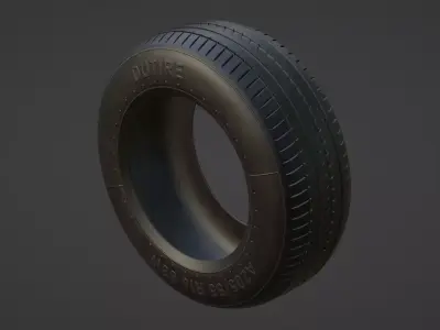 Basic Vehicle Tire DUTIRE A205 3D model
