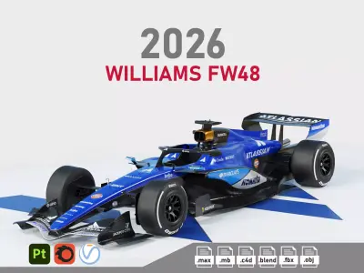F1 Williams FW48 2026 3D model