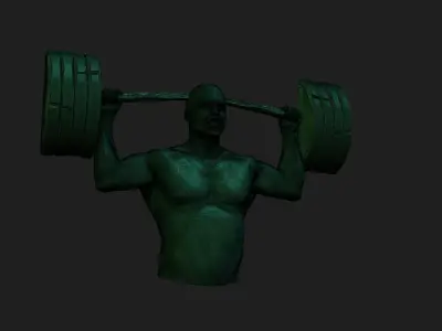 weightlifter 3D print model