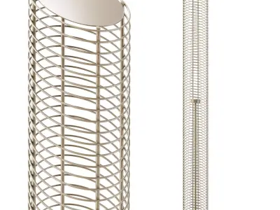 roche bobois ring floor lamp 3D model