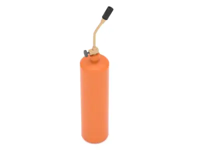 Gas Cylinder 02 Low-poly 3D model