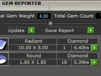 Radiant Art Deco Ring 3D print model shop