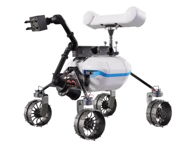 LRU-1 Moon Rover 3D model