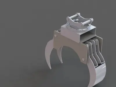 construction equipment attachment 3D model