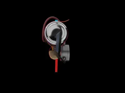 Soda Can Dagger Low-poly 3D model