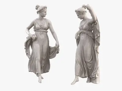  Dancing Girls Statue 