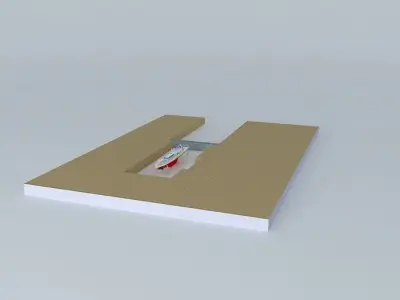 Just a small boat Free 3D model