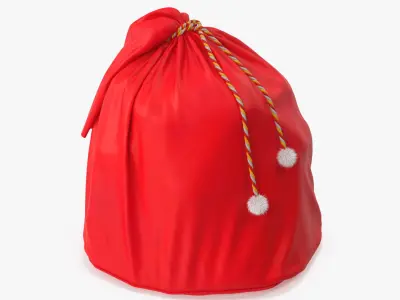 Santa Claus Bag with Gifts 3D model