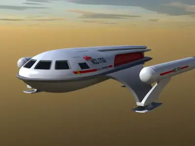 GalileoShuttle spacecraft 3D model