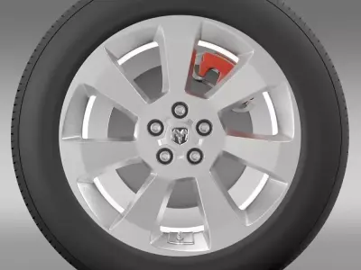 Ram Promaster City wheel 2015 3D model