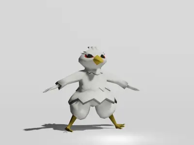 Monster Evolution Low Poly Low-poly 3D model