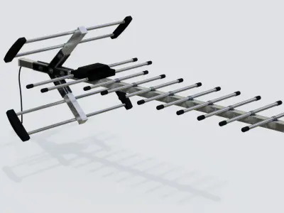 Antenna 07 Low-poly 3D model