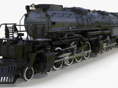 Worn Locomotive 3D model