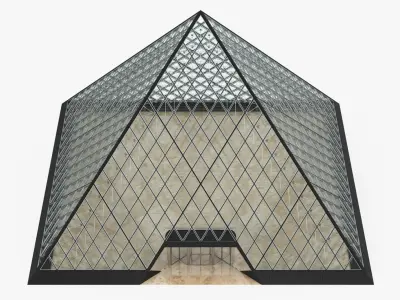  Glass Louvre Pyramid 