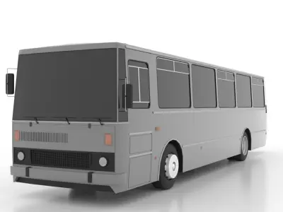 Karosa B731 Low Low-poly 3D model