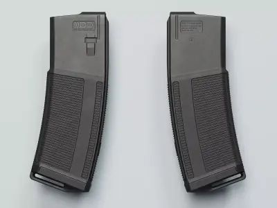 DD Magazine 32 RND - Replica Low-poly 3D model