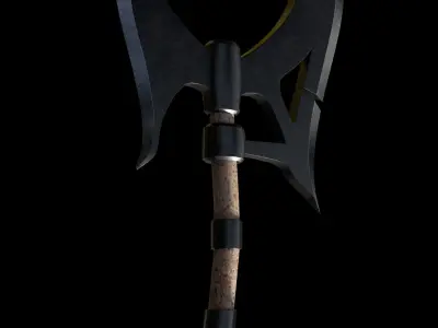 Game Ready Axe Low-poly 3D model purchase