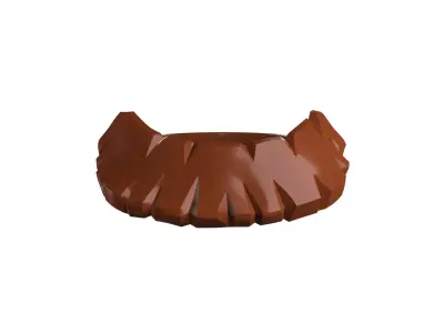 Custom3Dprint Minifigure Accessory - Minifigure Beard S1 - 10 3D print model