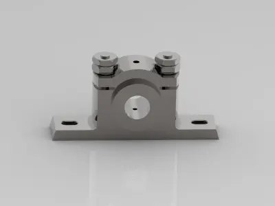  High-Quality Pedestal Bearing 3D Model  3D model