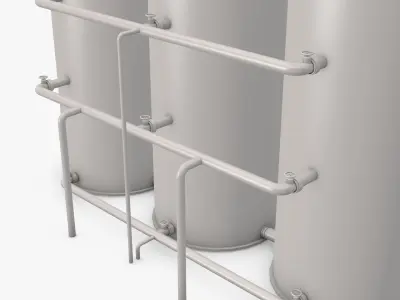 Industrial Boilers 3D model