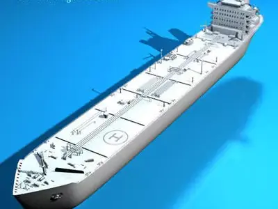 Tanker Ship 3D model by tartino