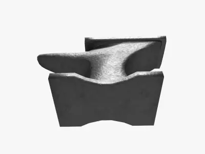 Anvil - low poly Low-poly 3D model