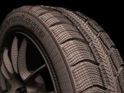 BFGoodrich Winter Tire 3D model