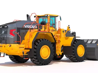 Wheel loader Volvo L350H 3D model
