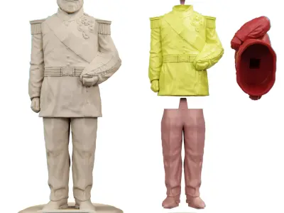 Manuel Luis Osorio - Patrono Cavalaria Brasil  - 3dPrintingReady 3D print model