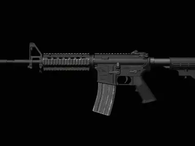 M4 - Carbine Low-poly 3D model