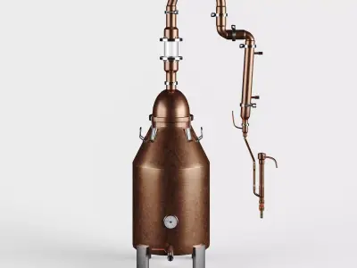 Copper Distiller 3D model