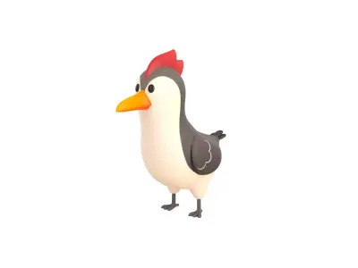 Character300 Woodpecker 3D model