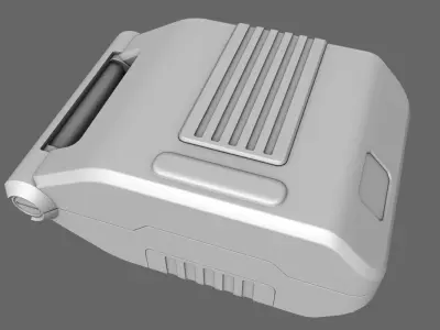 Sci-Fi Munition Case Box 3D model
